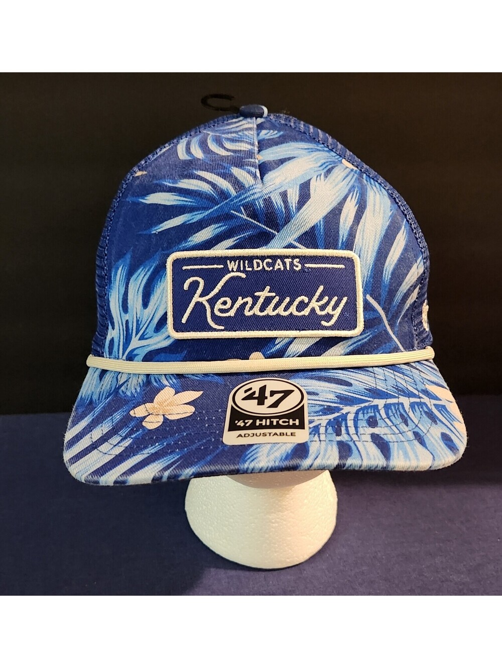 Kentucky Wildcats '47 Hitch Hat Royal Blue Tropicalia Patch Adjustable New
